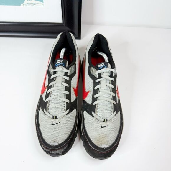 Nike Air Max+ Running Shoes - Men\'s Size 11.5 - Grey, Black, & Red main image 8